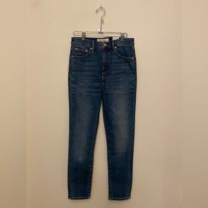 ARITZIA LOLA HIGH RISE SKINNY SIZE 28W/26L BLUE